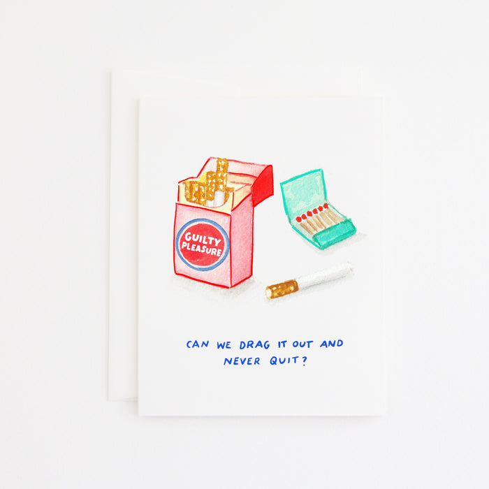 Guilty Pleasure Card inspired by Chappell Roan