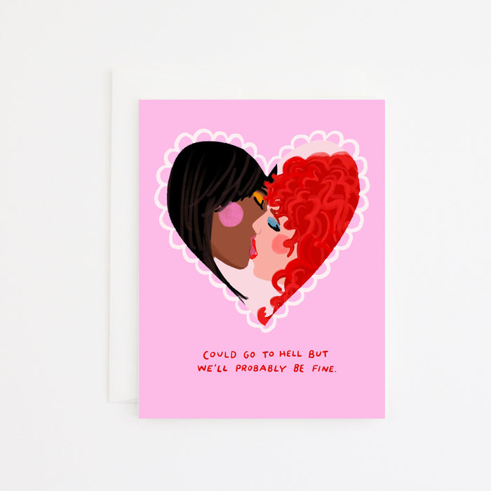 Naked in Manhattan Card inspired by Chappell Roan