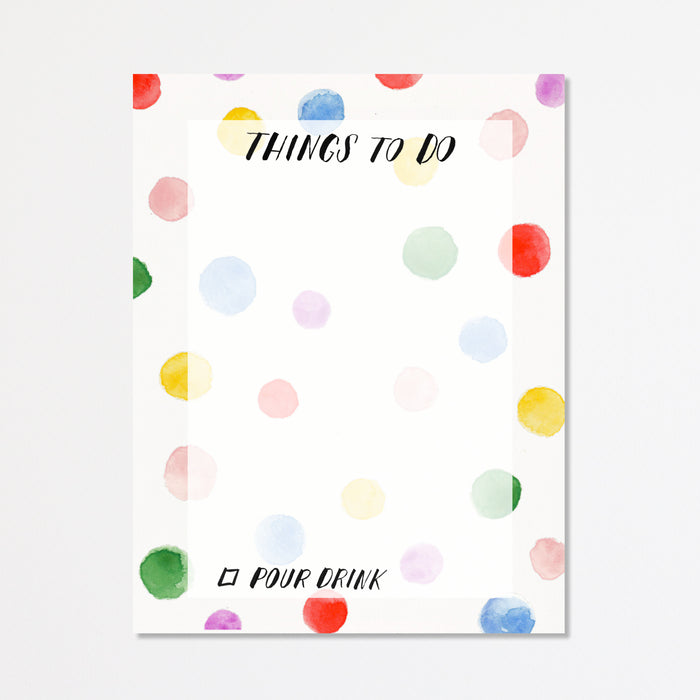 Pour Drink Notepad
