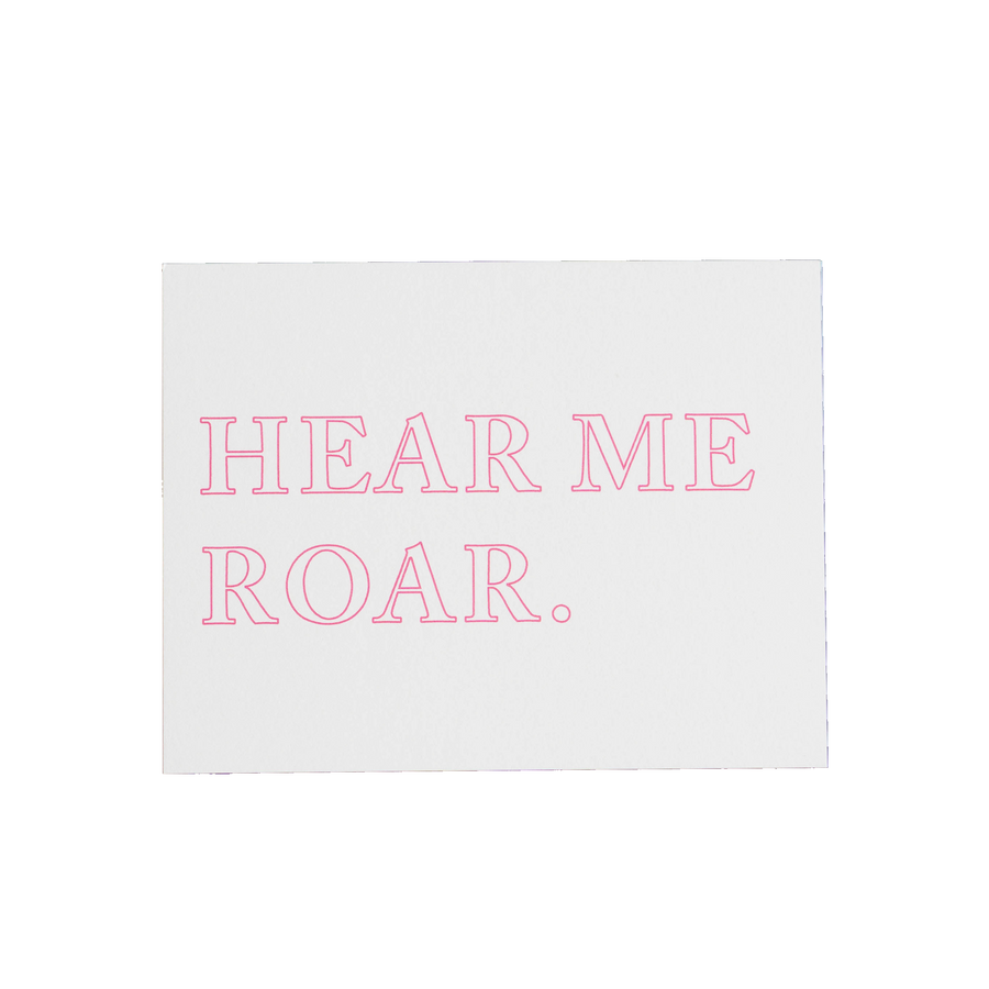 Hear Me Roar Post Card