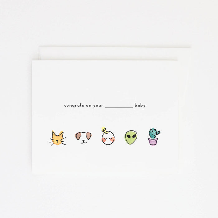 Blank Baby Card