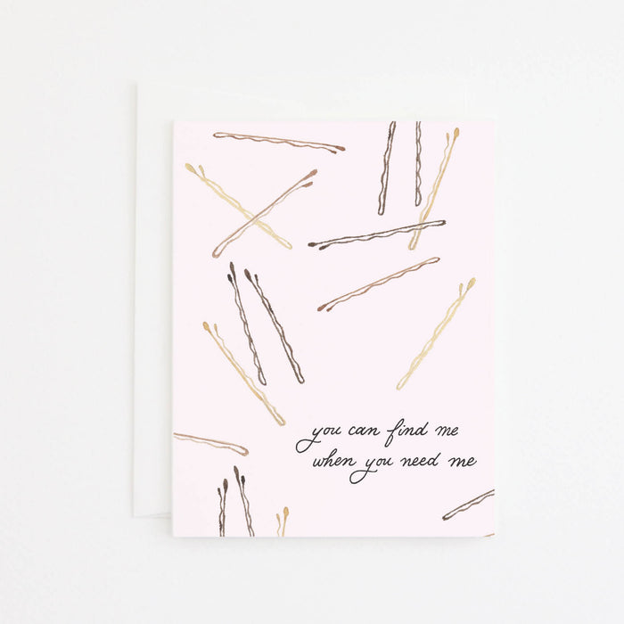 Bobby Pins Card