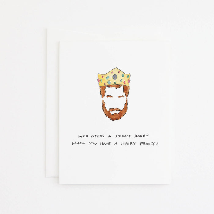 Hairy Prince Card