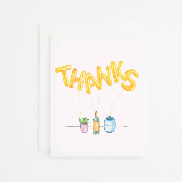 Mylar Thanks Card