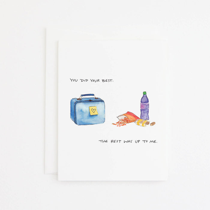 Packed Lunch Card