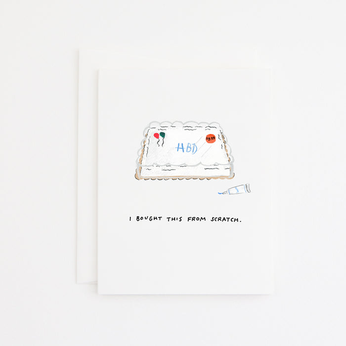 Store Bought Cake Card