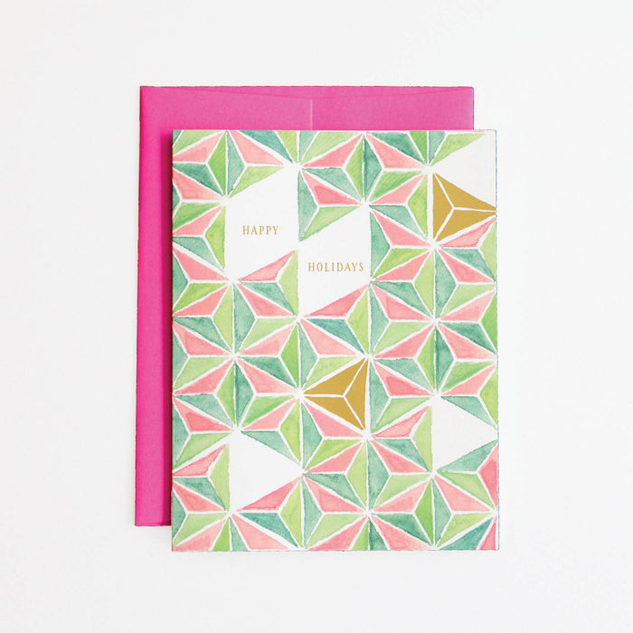 Triangle Holiday Card